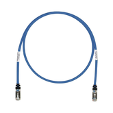 Patch Cord Cat6A, Blindado S/FTP, CM/LS0H, 2ft, Color Azul